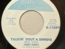 SIDNEY BARNES Talkin 'Bout A Shindig Blues Tone Northern Soul 45 EX PROMO HEAR
