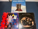 PAUL McCARTNEY & WINGS-3 LP Lot-Wings Greatest/Tug Of War/Band On The Run/Poster