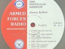 JIMMY BUFFETT ONE PARTICULAR HARBOUR LP RARE ARMED FORCES RADIO AFRTS VINYL