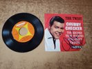 autographed 1961 VG+ Chubby Checker The Twist/Twistin' U.S.A CROPPED SLEEVE  45