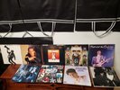 9 VYNLE ALBUMS. PRINCE PURPLE RAIN PROMO/MICHAEL JACKSON BAD,THE MACK & MORE