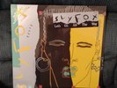 SLY FOX Let’s Go All The Way VINYL W/HYPE STICKER  Gold Stamp Promo