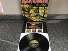 LP VINYL IRON MAIDEN ALBUM PIECE OF MIND 1983 UK 1ST PRESS EMA 800 EX+/EX+