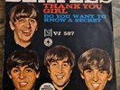 RARE Beatles THANK YOU GIRL YELLOW VEE JAY VJ  587  JUKE BOXE ITALY