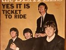 The Beatles Ticket to Ride / Yes It Is Capitol 5407 45 rpm 7” PS Picture Sleeve