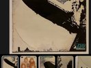 LED ZEPPELIN 1 TURQUOISE COVER SUPERHYPE CORRECTED MATRIX UK LP OG 1969 I VINYL