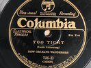 (Louis Armstrong) New Orleans Wanderers - Too Tight - COLUMBIA 735-D V