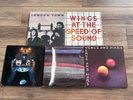 WINGS (5) LP Vinyl Record LOT- Paul McCartney- London Town, Venus- Posters