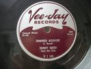JIMMY REED - 78rpm  R&B - VEE-JAY #105 - JIMMIES BOOGIE / I FOUND MY BABY