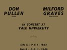 Milford Graves & Don Pullen In Concert at Yale University (Vinyl) 12