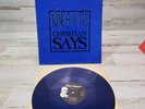 TWIST Tones On Tail Christian Says, 1984 First Pressing Translucent Blue Vinyl