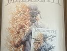 Megadeth Self Titled Orange White Corona Vinyl 2 LP SEALED SIGNED ART CARD