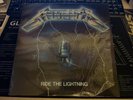 METALLICA: Ride The Lightning 1984 Elektra Megaforce 12