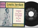 R&B JUMP + LATIN 45 -E.P. w/ PIC COVER- LOUIS JORDAN - CALDONIA-HEAR -1953 DECCA