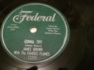 R&B 78 JAMES BROWN GONNA TRY/CAN'T BE THE SAME FEDERAL 12292...V++