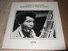 ANTHONY BRAXTON : PERFORMANCE FOR QUARTET 1979  2LP BOX 1981 HAT HUT CH +POSTCAR