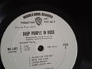 Rare White Label Promo of DEEP PURPLE IN ROCK. Gatefold. Very Good Plus. WB 1877