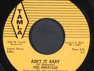 MIRACLES: ain't it, baby / the only one i love TAMLA 7