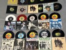 THE BEATLES, ROLLING STONES, ELVIS 45 RECORD COLLECTION (19)   Many With PS
