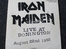 IRON MAIDEN LIVE AT DONINGTON 1ST UK PRESSING VINYL LP NUMBERED 5558 NM