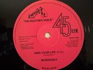 Morrissey - Sing Your Life - His Masters Voice - UK Edition - 45 RPM