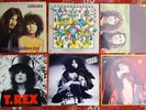 T-Rex LP Lot: Slider, Tanx (w Poster), Unicorn, Light of Love, Glam/Folk Rock