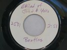 BEATLES BALLAD OF JOHN & YOKO OLD BROWN SHOE ADVANCE TEST PRESSING APPLE 2031