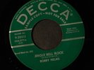 BOBBY HELMS: jingle bell rock / captain santa claus DECCA 7