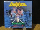 DOKKEN DREAM WARRIORS JSA CERTTIFIED AUTOGRAPHED VINYL 45 ROBERT ENGLUND + 3