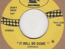 Eddie Carlton It Will Be Done Carver (with home made label)  Soul Northern Motow