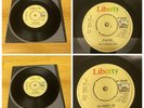 The Stranglers - Peaches UK 7” - Rare Liberty Label 4- Prong Centre Re-Issue .