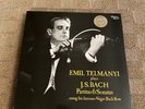 Emil Telmanyi Plays J S Bach Partitas & Sonatas 3-LPs Danacord Label NM