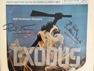 “EXODUS” SOUNDTRACK LP SIGNED BY STARS PAUL NEWMAN & EVA MARIE SAINT -For TOM