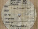 NEO MAYA*I WON'T HURT YOU*ACETATE*BEAT MUSIC*DEEP PURPLE*PYE*HEAR