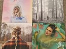 Taylor Swift 4 Vinyl Record Bundle Lover Folklore Evermore Life Of A Showgirl