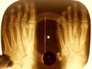 USSR X-RAY BONES RIBS VINTAGE UNIQUE ITEM RECORD 129 FOLK