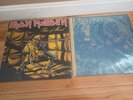 Iron Maiden Piece of Mind Gatefold and Number of the Beast blue Korean Press