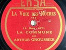 Firmin Gemier & A. Groussier : Une belle page de Jules Vallès 78 RPM 12