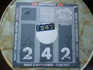 FRONT 242  MASTERHIT missprint RARE cover UNCUTED   signed by band members