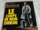 PRESSAGE ORIG FRANCAIS LP BOF OST FRANCIS LAI LE CORPS DE MON ENNEMI EX+  WIP
