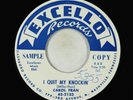 R&B Soul 45 - Carol Fran - I Quit My Knockin' - Excello - VG+ promo