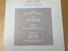 Arvo Pärt Tabula Rasa, ECM New Series 817 764-1 vinyl, 1984 LP