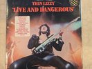 Thin Lizzy Live And Dangerous Vinyl 2LP EX WB 2BS 3213 PROMO NOT FOR RESALE VTG