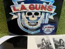 L.A. GUNS s/t 1988 Vertigo USA press RARE GOLD STAMP PROMO INNER + UNIQUE HYPE