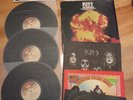 KISS THE ORIGINALS JAPAN 3 LP SET VICTOR 1974 DEBUT HOTTER THAN HELL DRESSED TO