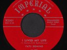 FATS DOMINO: you can pack your suitcase / i lived my life IMPERIAL 7