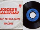 JOHNNY HALLYDAY Rock N' Roll Man 45T ORIGINAL FR 1974 SP PROMO PHILIPS 6837 236