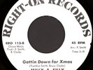 MILLY & SILLY Gettin Down For Xmas 45 Right-On Rare 1973 NYC Funk Breaks M-