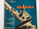 WESTMINSTER  WL 5155     BRAHMS  CLARINET  QUINTET    LEOPOLD WLACH