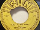 Elvis Presley Baby Let's Play House SUN 217 45 RPM Rockabilly VG 7